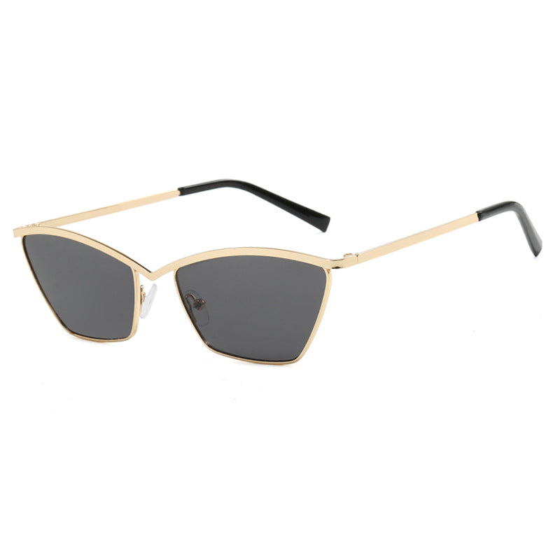 Metal Box Fashion Retro Personalized Sunglasses Outdoor Sports Leisure Sunscreen Driving Trendy Women Cross border Sunglasses