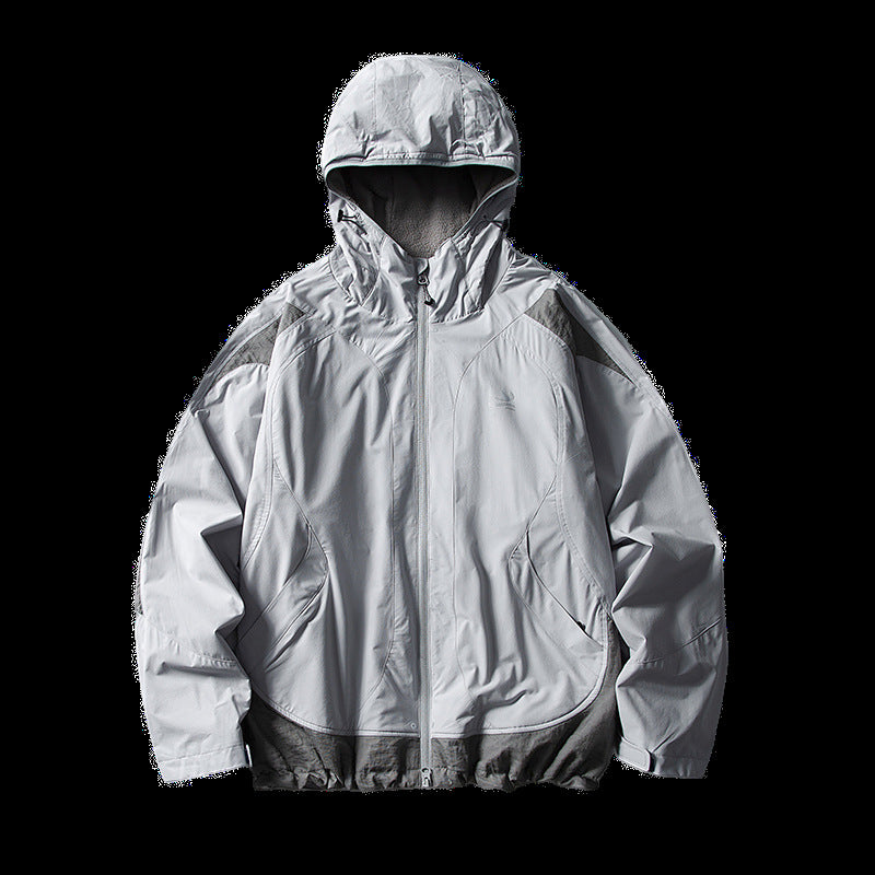 Cityboy Outdoor Reflective Fleece Lined Hooded Jacket Unisex