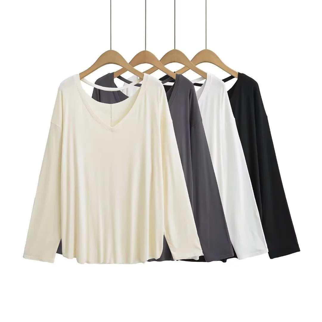 Wear long sleeved T-shirts in front and back