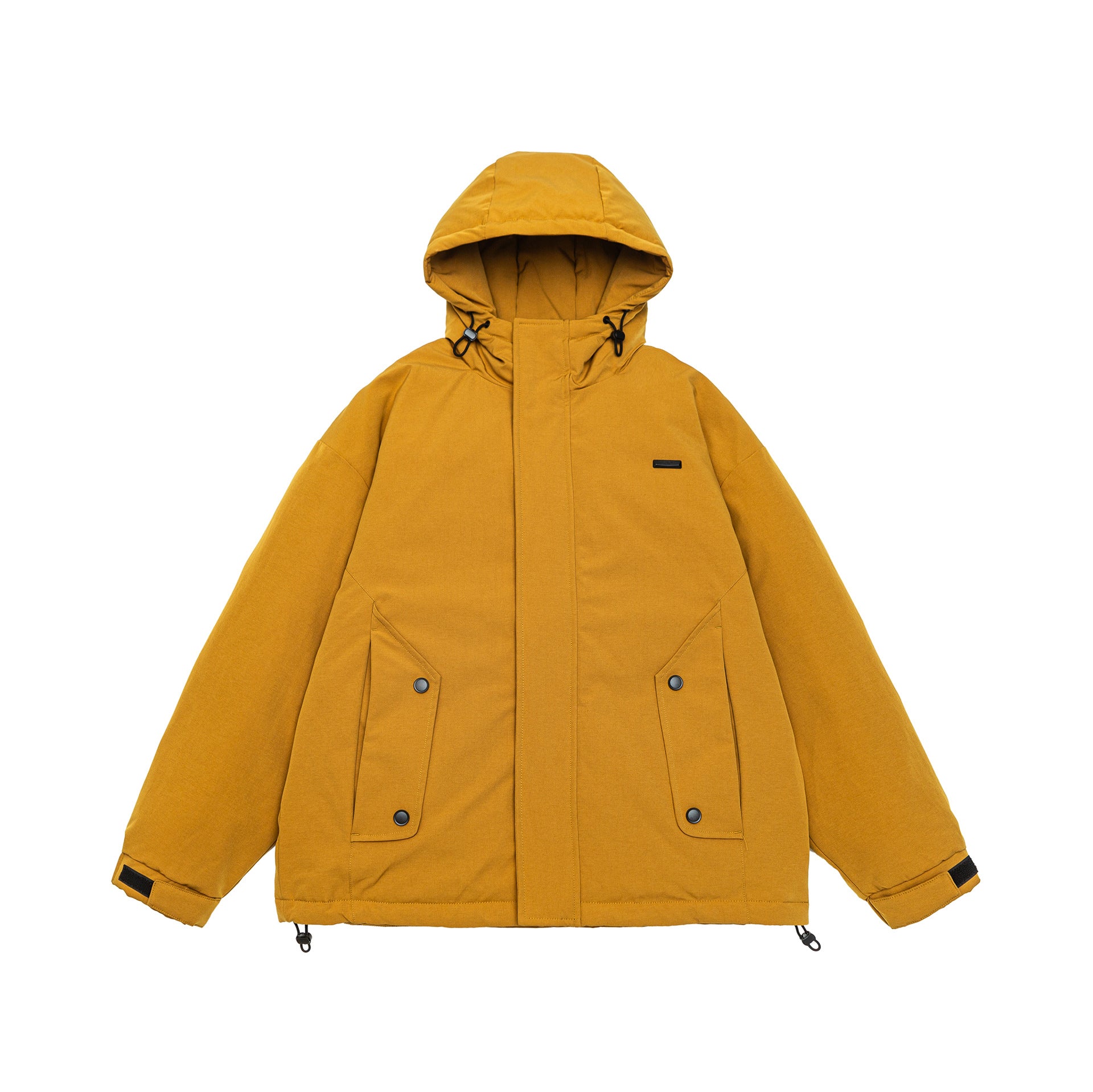 Versatile Outdoor Hooded Down Jacket for Cold Weather