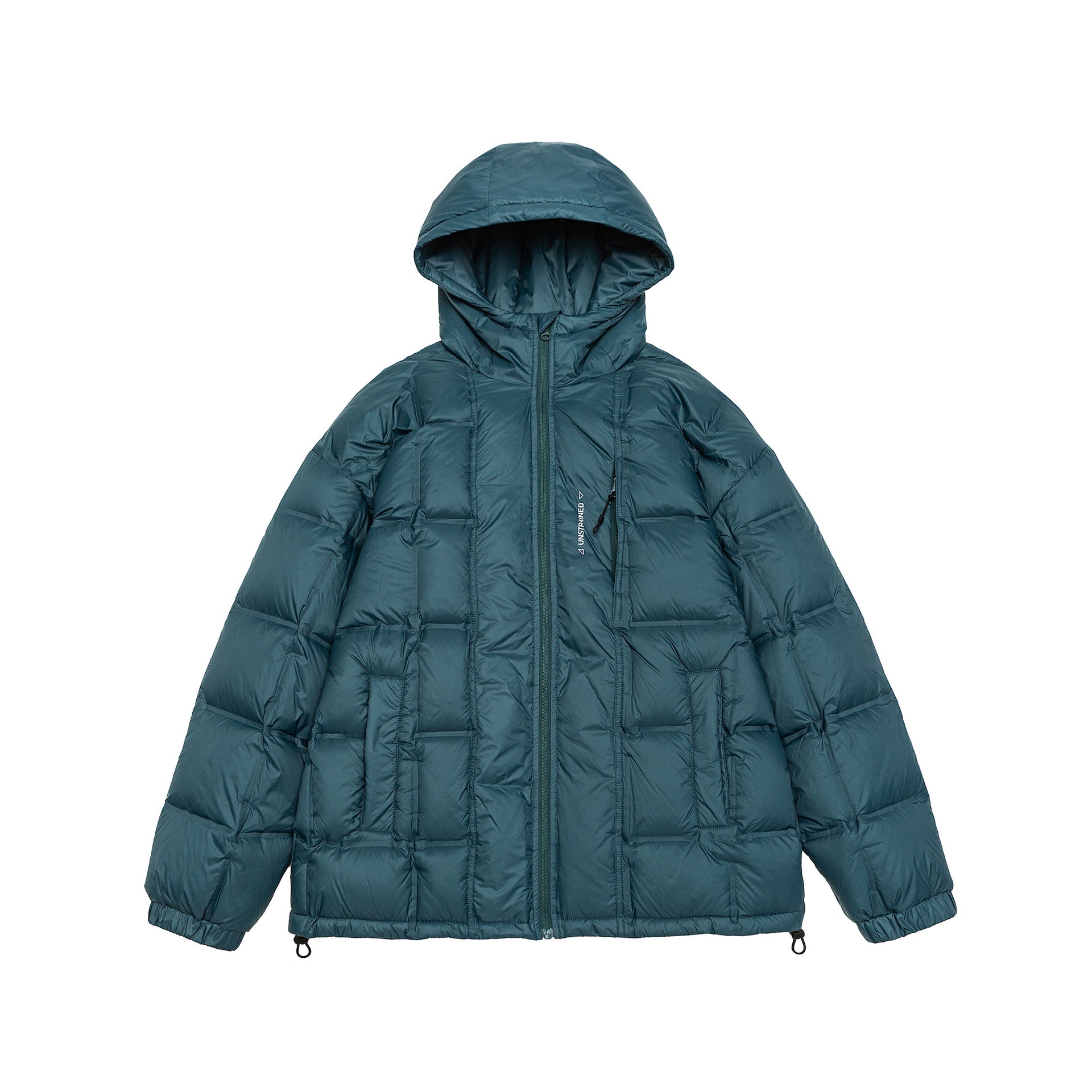 Outdoor Commute  Down Adjustable Drawstring Hooded Down Jacket