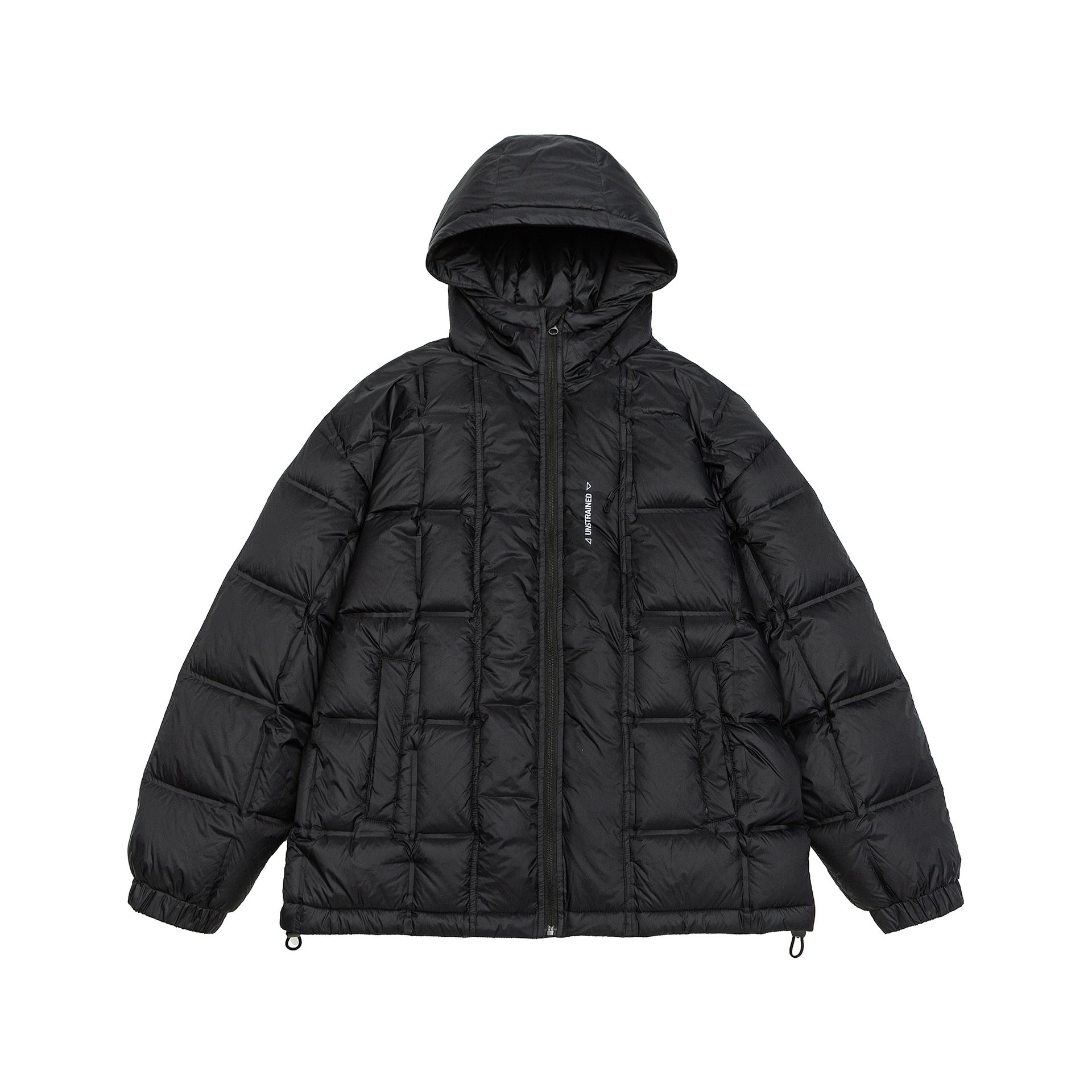 Outdoor Commute  Down Adjustable Drawstring Hooded Down Jacket