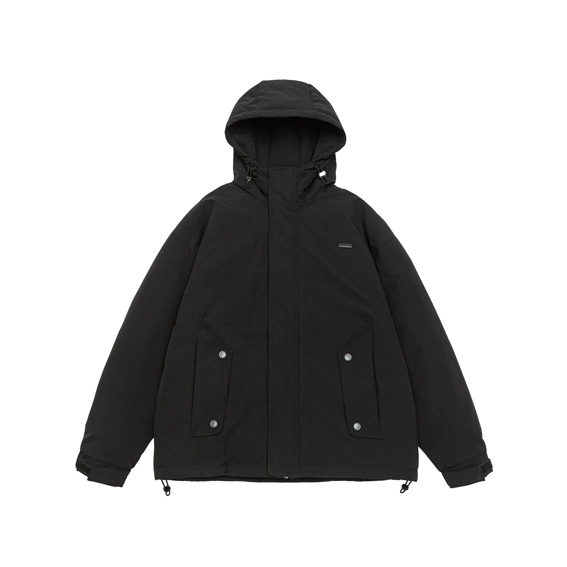 Versatile Outdoor Hooded Down Jacket for Cold Weather