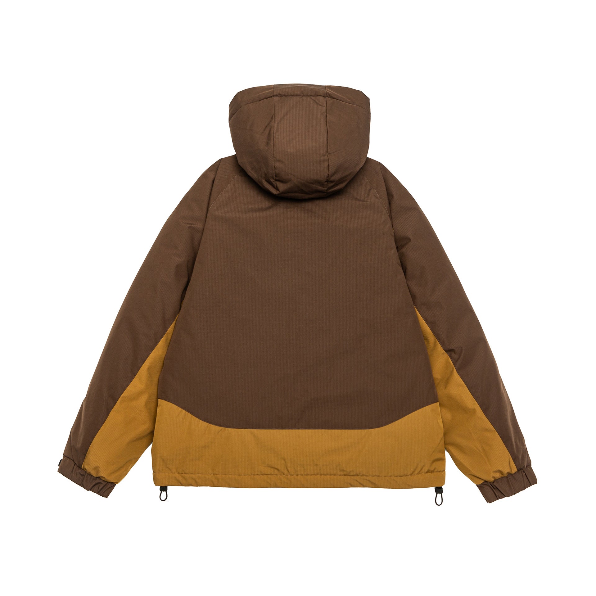 Outdoor Vintage  Down Color-blocked Hooded Down Jacket Coat